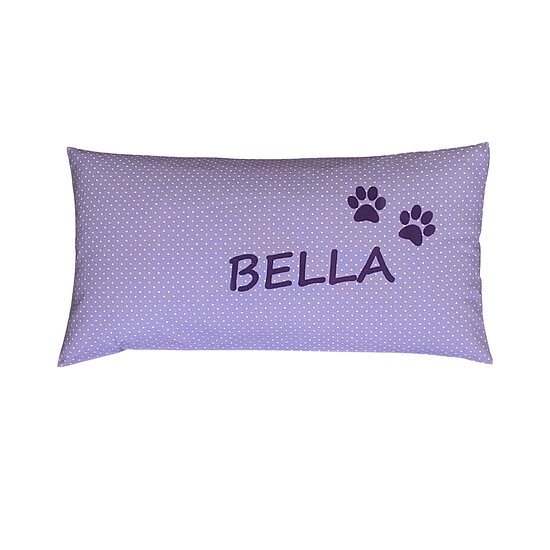 Bild 2 - Hundekissen lila, 40x20cm, personalisierbar