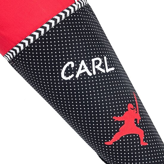 Bild 3 - Schult�te Ninja Rot-Schwarz