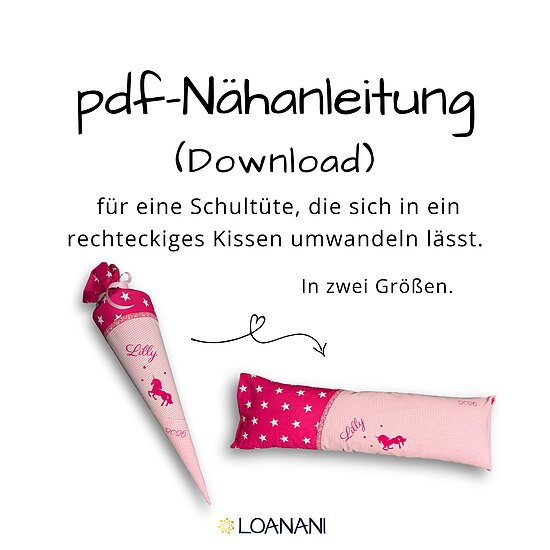 Bild 1 - N�hanleitung Schult�te mit Kissenfunktion in 2 Gr��en