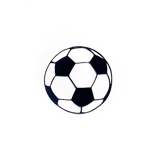Bild 1 - Fu�ball (schwarz-wei�)
