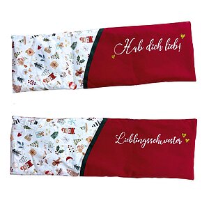 K�rnerkissen mit Spruch