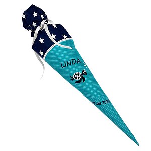 Schult�te Schildkr�te Dunkelblau-T�rkis