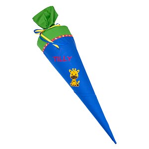 Schult�te Giraffe Gr�n-Blau